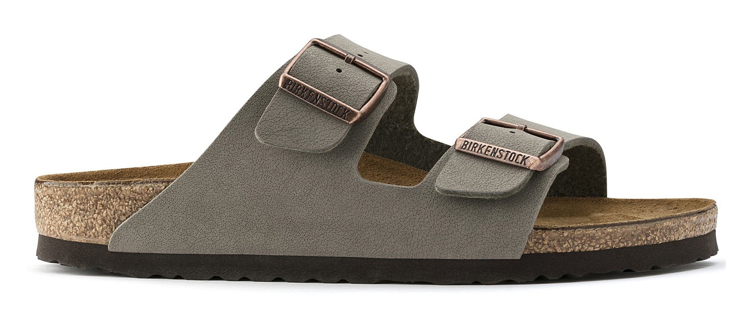 Birkenstock Arizona - Sandali Unisex-Adulto Beige con Plantare Anatomico in Sughero e Lattice, Taglia 44