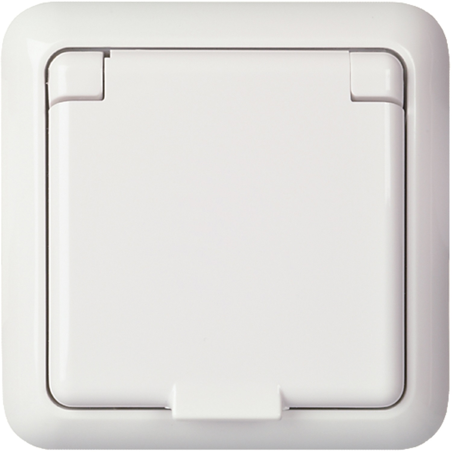 Elso Presa Elettrica Schuko IP44 da Incasso Bianco 225044 con Collegamento a Morsetto