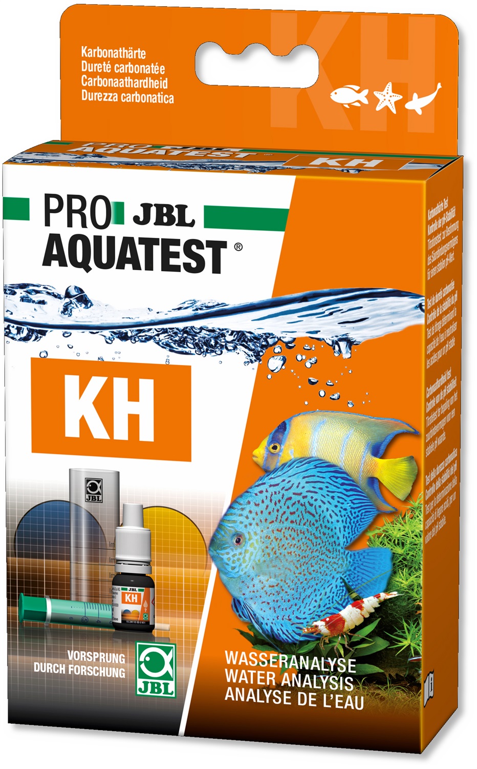 JBL ProAqua Test KH - Test per Durezza Carbonatica (KH) per Acqua Dolce e Marina