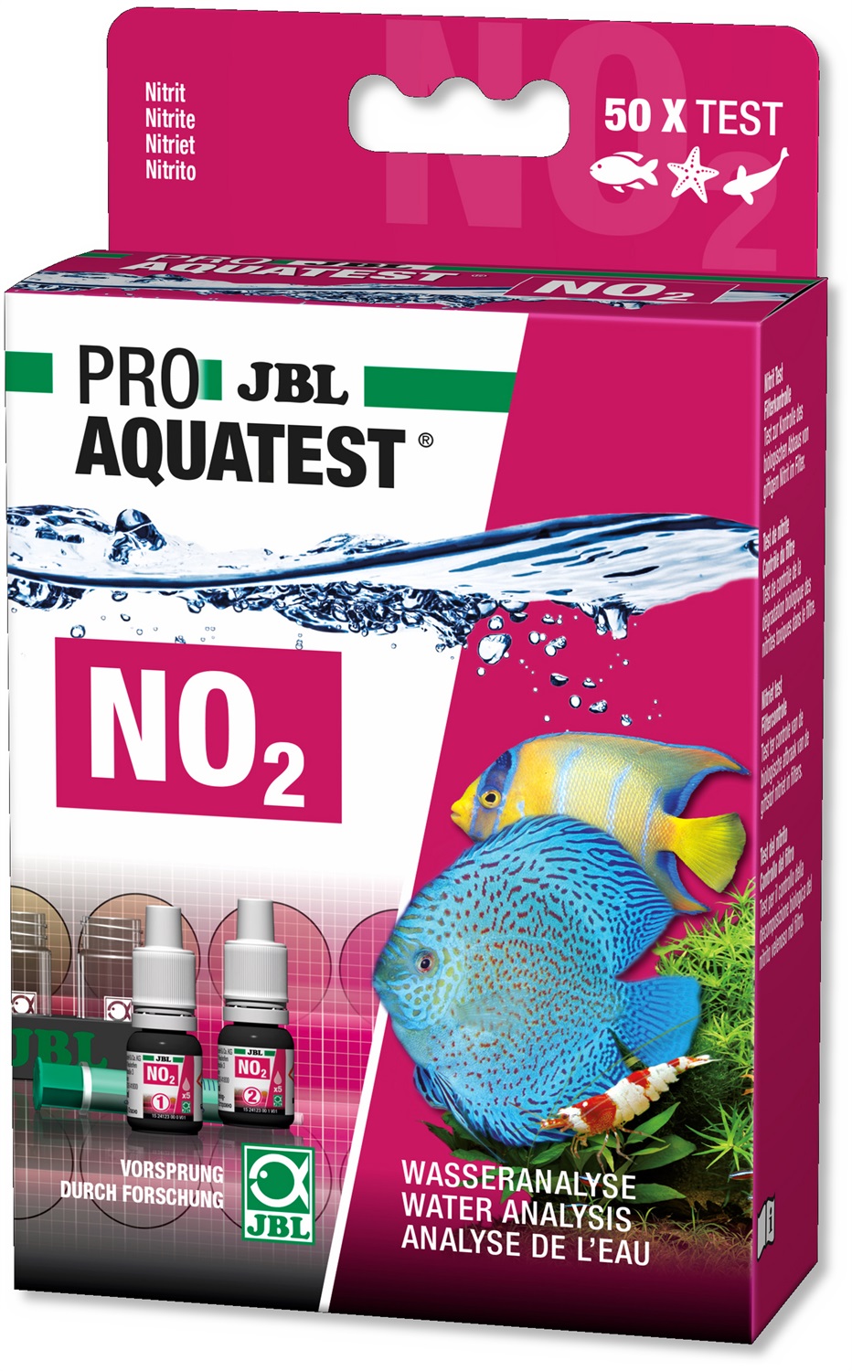 JBL ProAquaTest NO2 - Test per Nitriti in Acquari d'Acqua Dolce e Marina