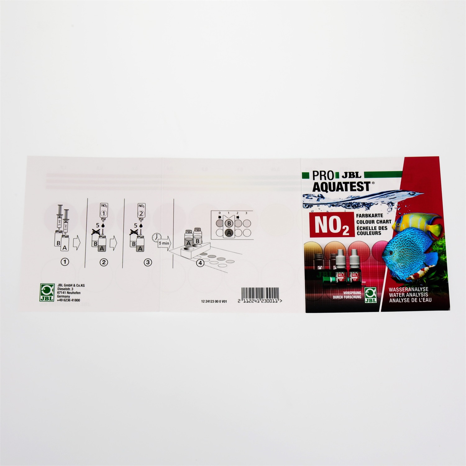JBL ProAquaTest NO2 - Test per Nitriti in Acquari d'Acqua Dolce e Marina