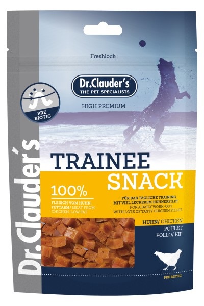 Dr. Clauder's Snack per Cani Cubetti 100% Pollo - 80 g, Senza Zuccheri e Conservanti, Ideale per Addestramento