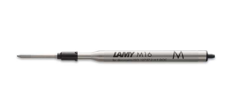 Lamy M16 Refill Punta Media Nero - Confezione da 10 Pezzi