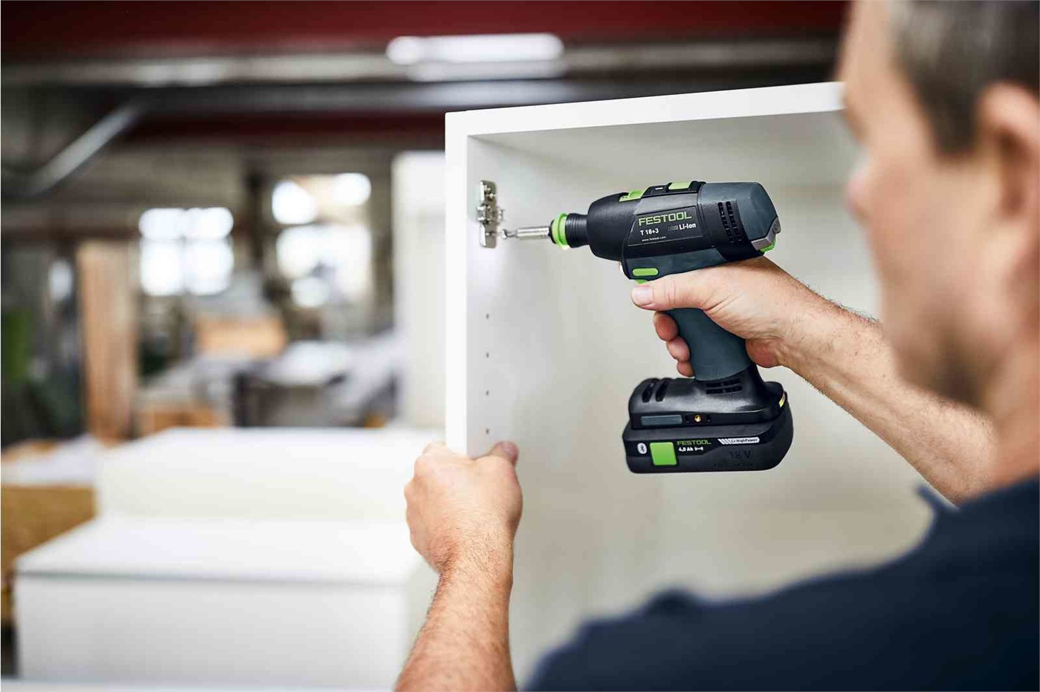 Festool Batteria HighPower BP 18 Li 4,0 HPC-ASI - 18V, 4Ah, Li-Ion, Bluetooth, Leggera e Compatta
