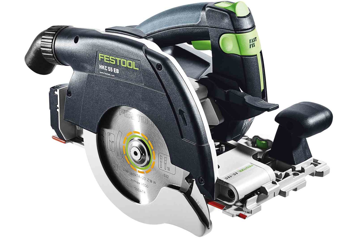 Festool HKC 55 EB-Basic - Sega circolare a batteria 18V con motore EC-TEC senza carboncini