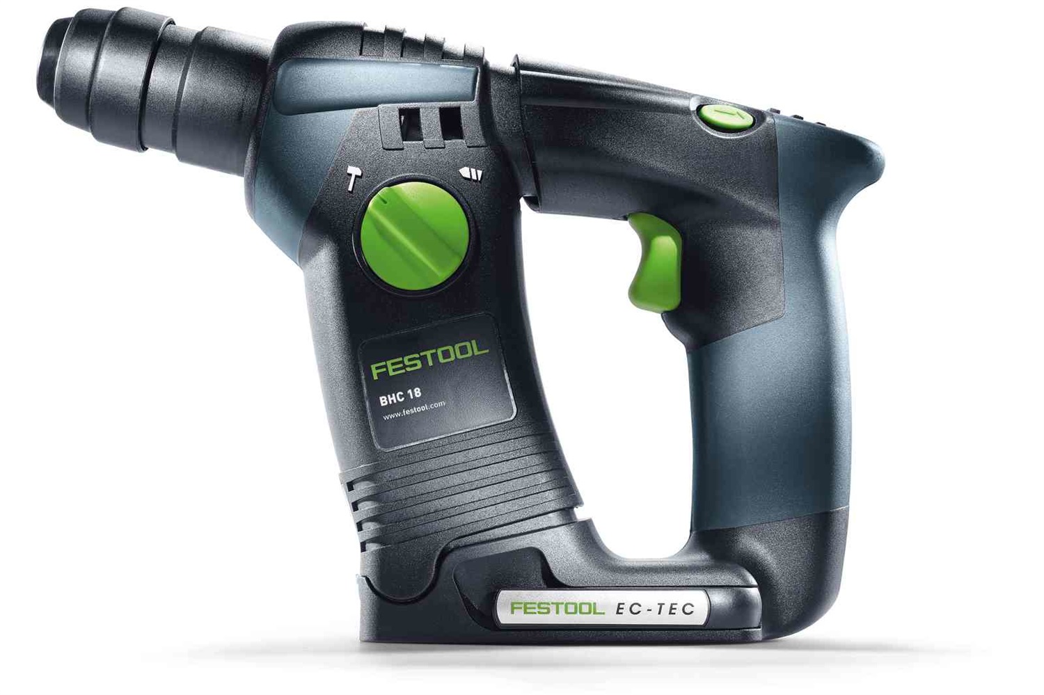 Festool BHC 18-Basic Martello Perforatore a Batteria con Impugnatura Aggiuntiva e Arresto di Profondità in Systainer