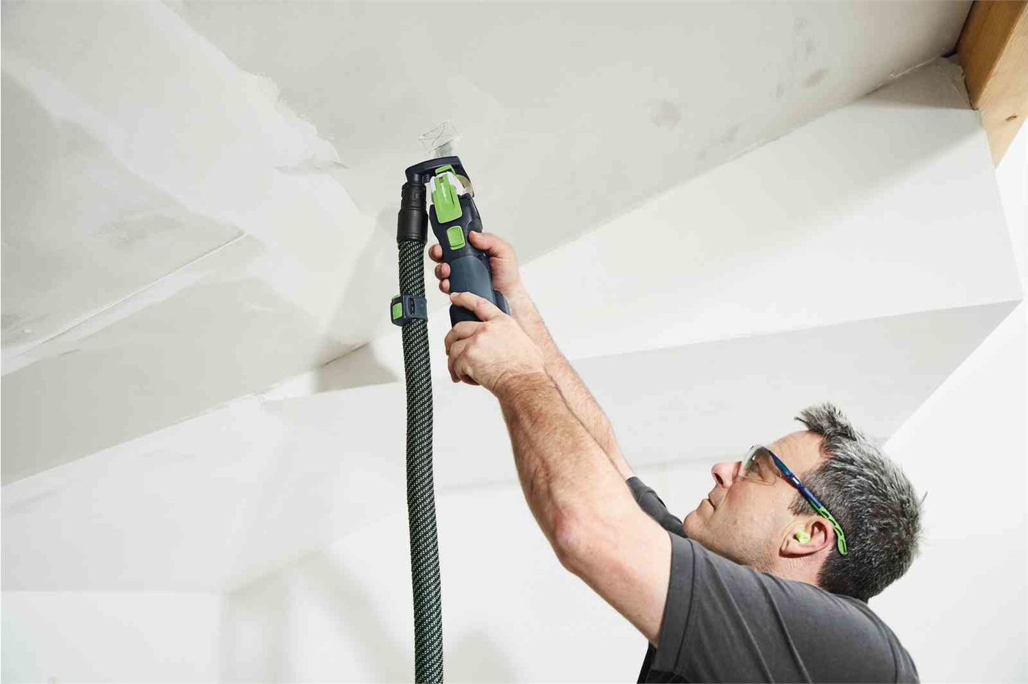 Festool VECTURO OSC 18 E-Basic Utensile Multifunzionale a Batteria 18V, Nero e Blu, Velocità Oscillazione 10000-19500 OPM, Angolo di Oscillazione 2°