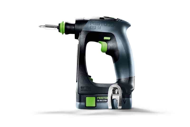 Festool CXS 18-Basic Trapano Avvitatore a Batteria 1600 Giri/min - Ergonomico e Leggero, Nero e Verde