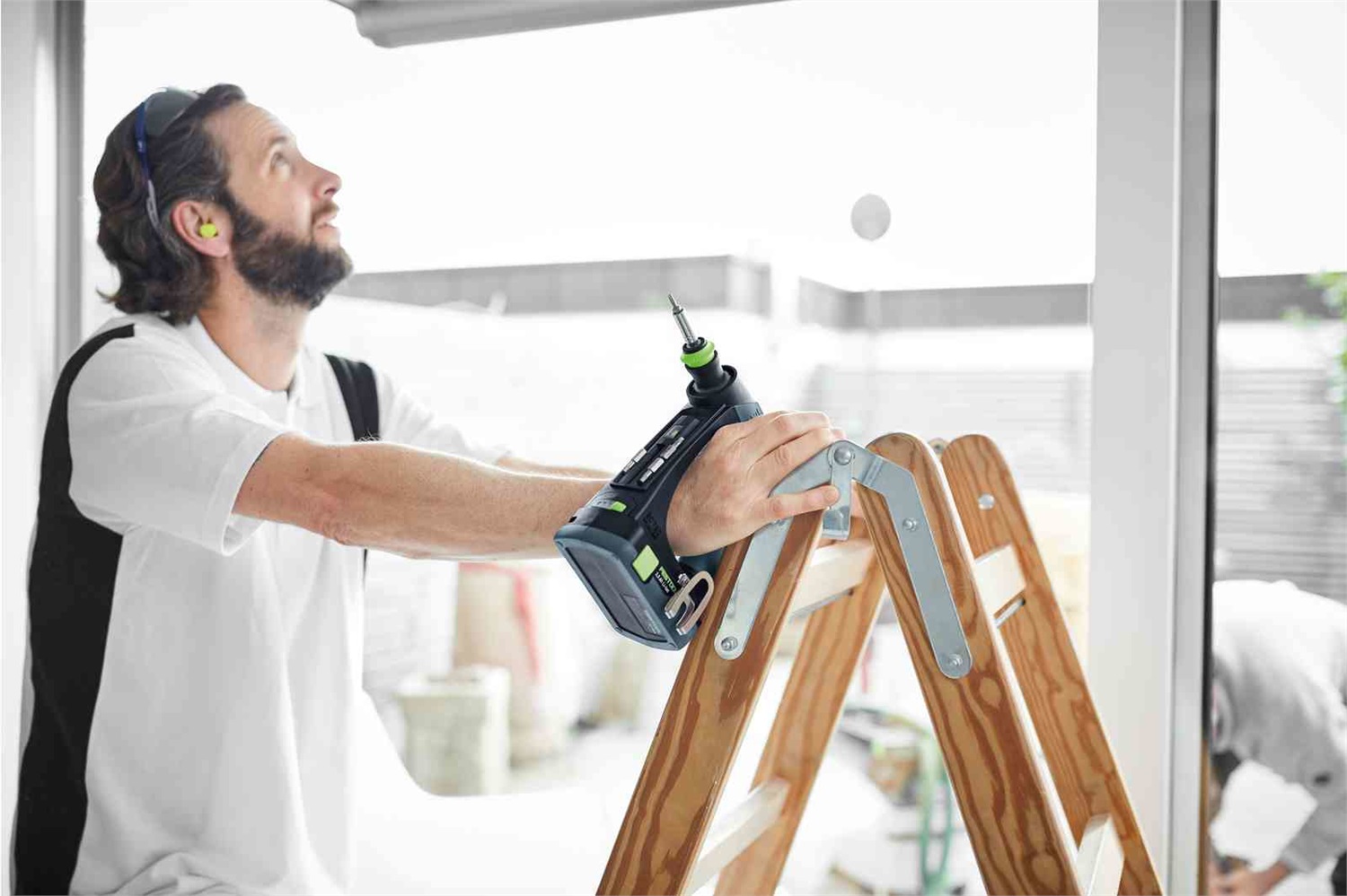Festool CXS 18 C 3,0-Plus - Trapano Avvitatore a Batteria Professionale con 2 Batterie, Mandrino e Valigetta - Potenza 40 Nm, Velocità 1600 Giri/min, Ergonomico e Compatto