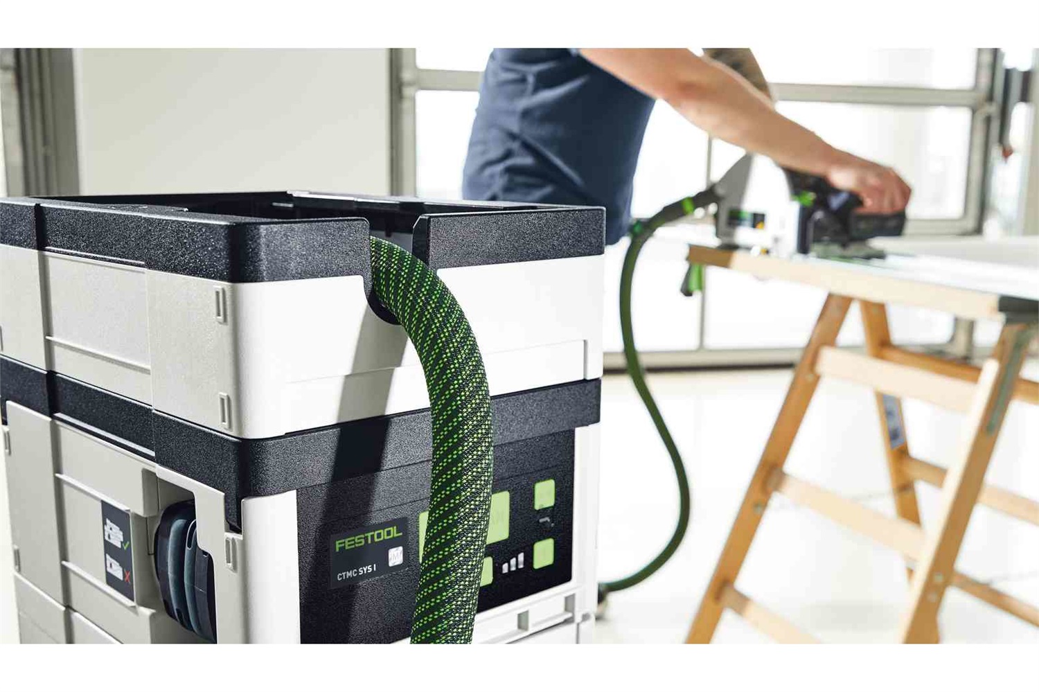 Festool CLEANTEC CTLC SYS I-Basic - Aspiratore mobile a batteria 4,5 L con Bluetooth®