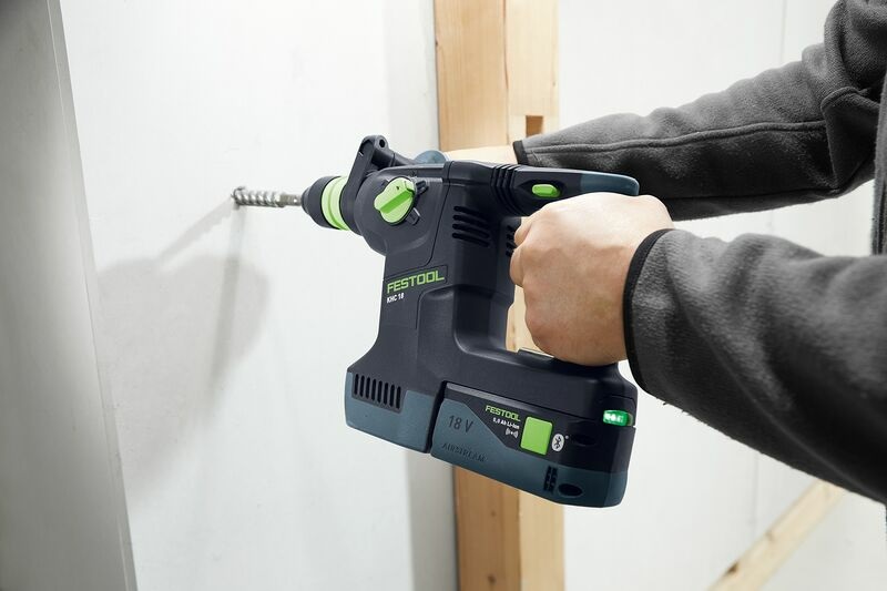 Festool KHC 18 5,0 EBI-Plus Martello Combinato a Batteria con Funzione SDS-Plus e Motore Brushless