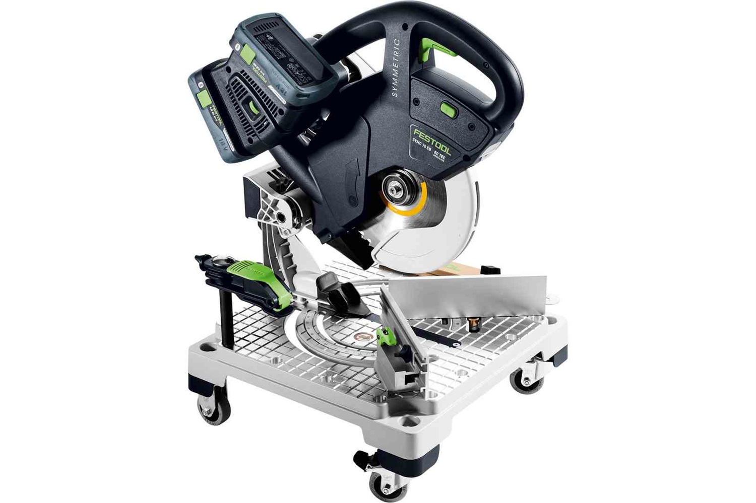 Festool SYMC 70 4,0 EBI-Plus 21,6 cm Nero, Verde 3500 Giri/min