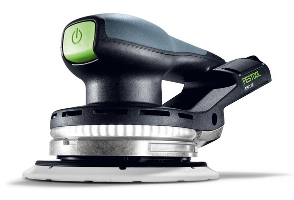 Festool ETSC 2 150-Basic Levigatrice Orbitale a Batteria 18V con Piatto D:150 mm e Anello Luminoso Integrato
