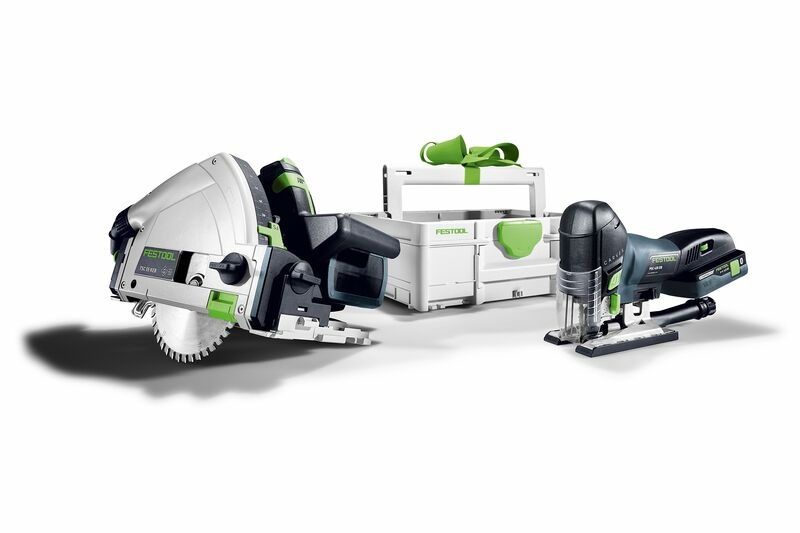 Festool Kit Combinato 18V: Sega Circolare TSC 55 e Seghetto Alternativo PSC 420 con ToolBox TB M 137 Inclusa