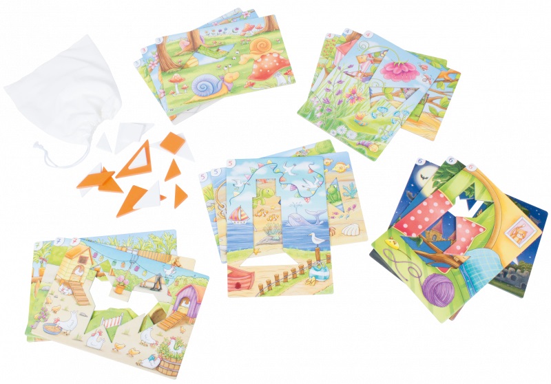 Beleduc LEGOLINO - Gioco Educativo con 15 Schede Illustrate per Sviluppo Creativo e Apprendimento Divertente