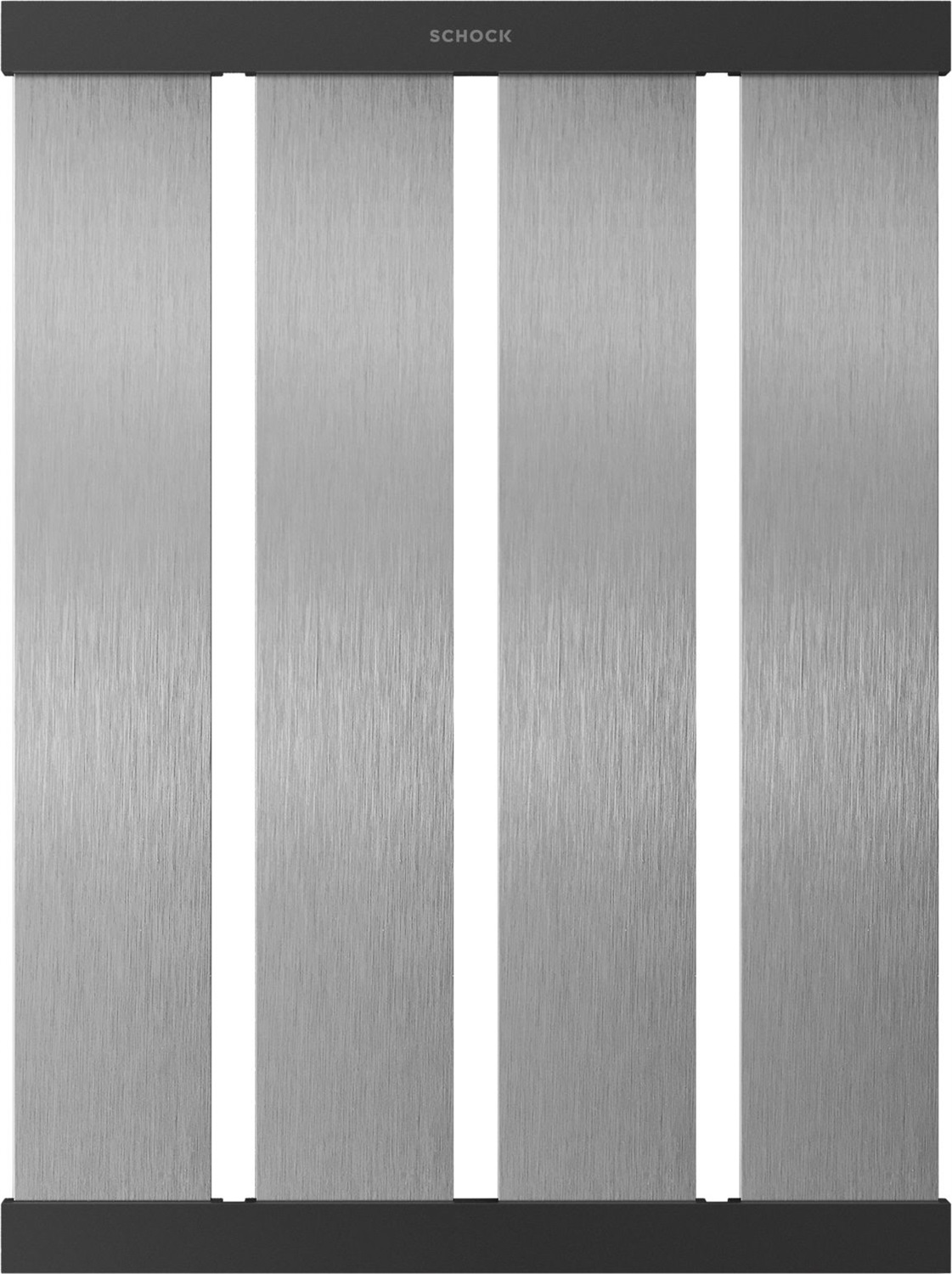 Schock 629725EDM Colatoio Lamellare Ripieghevole in Alluminio Inox 336 x 480 mm per Lavello