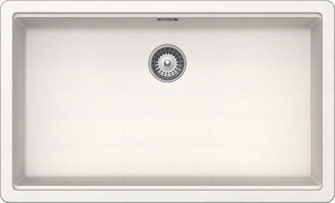 Schock Galaxy N100XLU Lavello 1 Vasca Sottotop 724 x 430 mm Bianco Puro in Cristadur® Premium