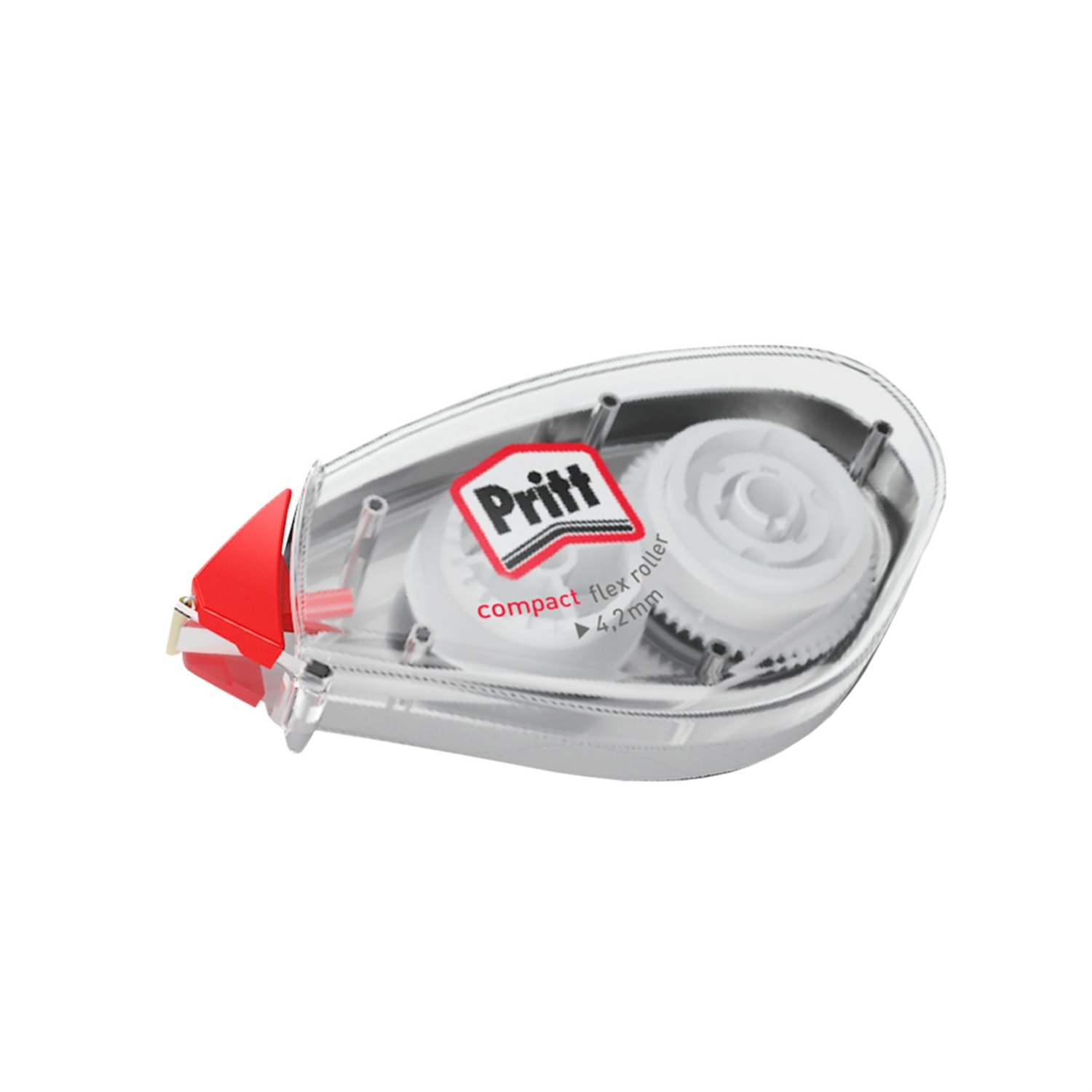 Pritt Compact Flex Roller Correttore a Nastro 4,2 mm x 10 m Trasparente - Eco-Friendly e Ergonomico