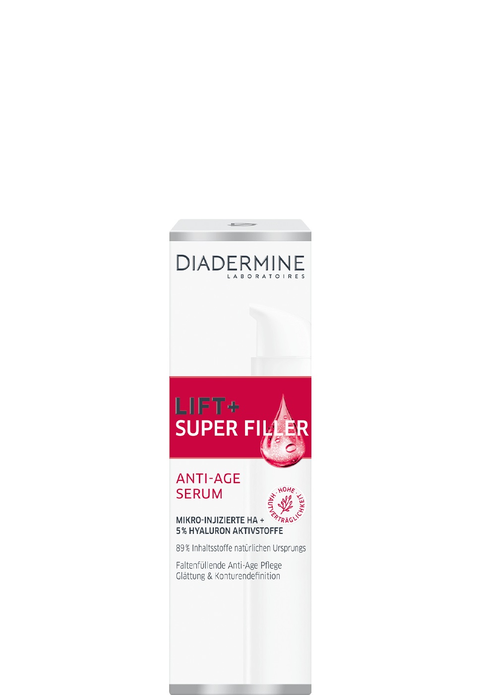 DIADERMINE LIFT Siero Super FILLER Ialuronico 30 ml - Riempie Rughe e Rassoda Contorni, 89% Ingredienti Naturali
