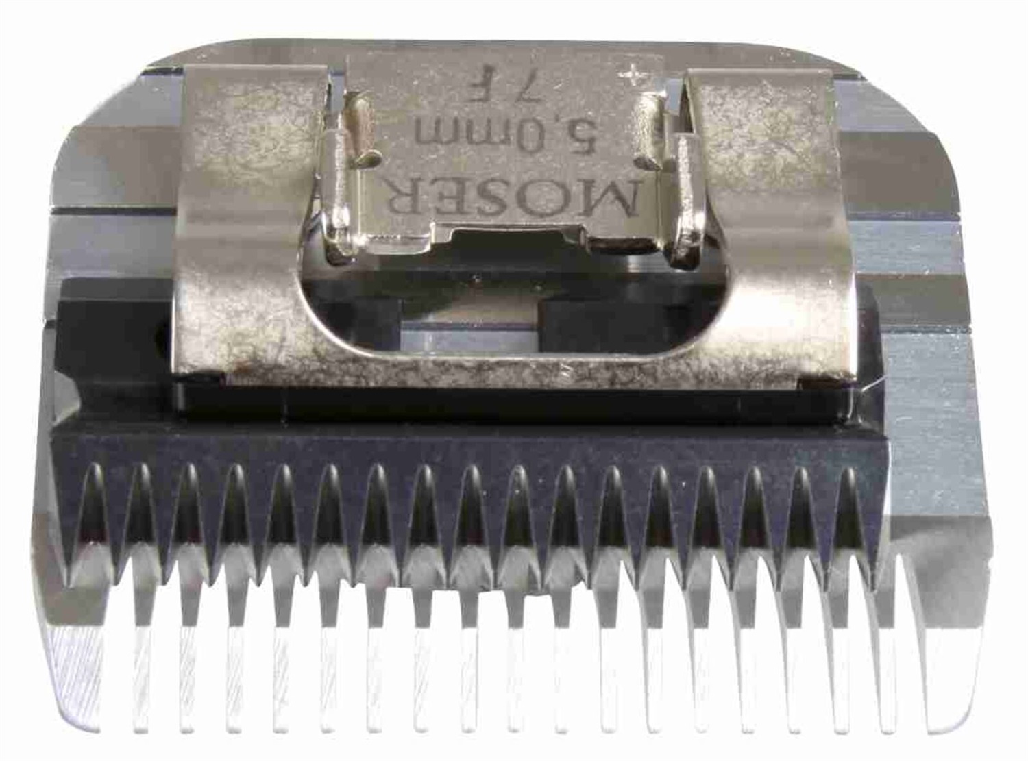 MOSER Star Blade - Testina di ricambio professionale per tosatrice Max45, 5 mm, in acciaio inox per cani