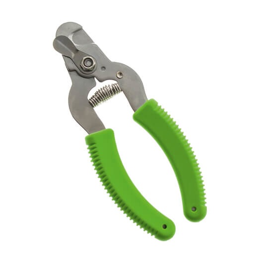 Moser 2999-7005 Tagliaunghie Ergonomico per Gatti e Cani - Verde e Grigio, 14 cm