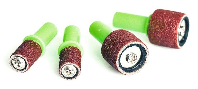 Wahl 2302-7000 Ricambio e Accessorio per Utensili per la Cura delle Unghie - 4 Testine di Ricambio (2 Grossolane, 2 Fini) per Macini Artigli Cani e Gatti