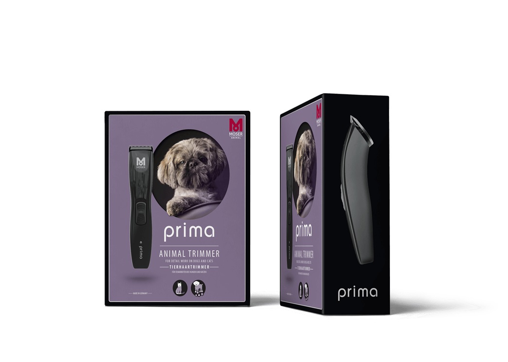 Moser Prima Tosatrice Professionale per Animali Domestici - Ergonomica, Senza Cavo, Autonomia 100 Minuti, Ricarica Rapida