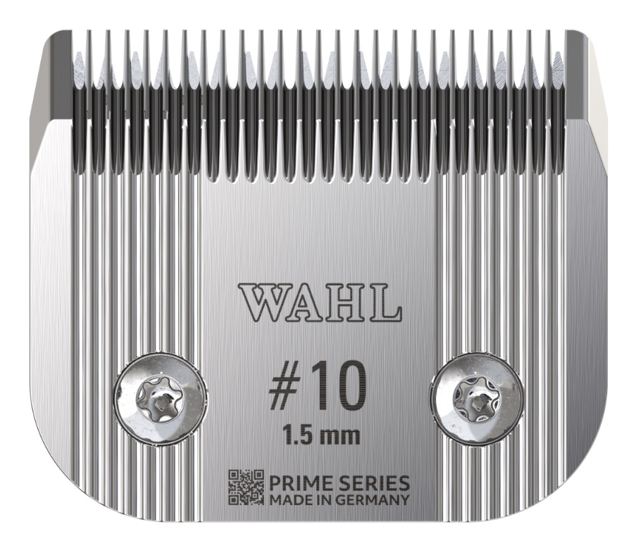 Wahl Prime Series Lame #10 - Lame di Ricambio per Tosatrici, Lunghezza 1,5 mm, Acciaio Inox, Resistente alla Ruggine, Design Universale