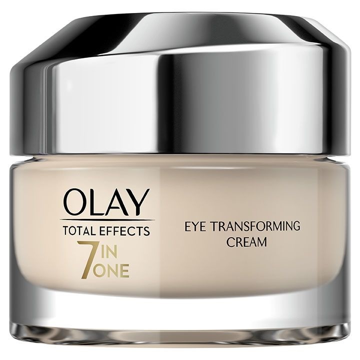 Olay Total Effects 7in1 Eye Transforming Cream - Crema Contorno Occhi Idratante e Antirughe con Vitamine C e B3, 15 ml
