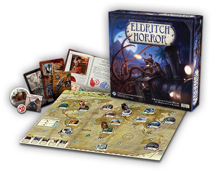 Fantasy Flight Games Eldritch Horror - Gioco da Tavolo Cooperativo per Adulti e Bambini, Avventura Frenetica per Fino a 8 Giocatori