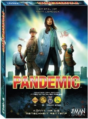 Z-Man Games Pandemic - Gioco da Tavolo Cooperativo Tedesco, Multicolore
