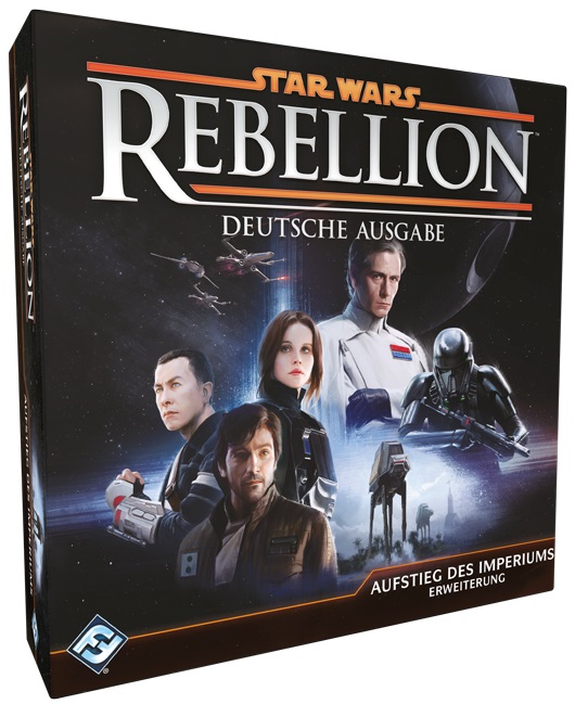 Fantasy Flight Games Star Wars: Ribellione - Aumento dell'Impero | Espansione per 2-4 giocatori | Gioco di esperti | 180 minuti | Età 14