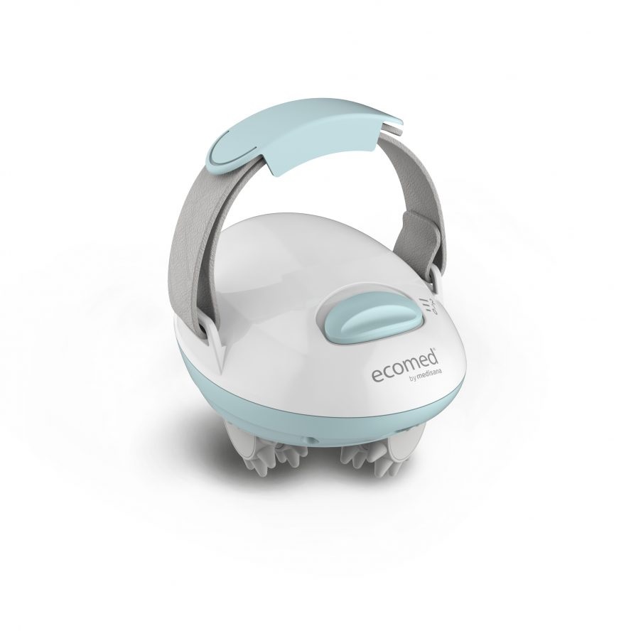 Ecomed AC-80E Massaggiatore Anticellulite Bianco - Potente Stimolazione dei Tessuti e Automassaggio