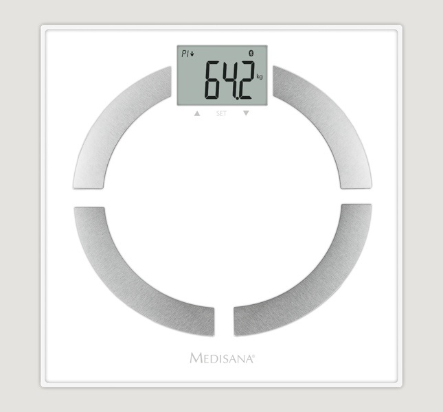 Medisana BS 444 Connect - Bilancia Digitale per Analisi Corporea fino a 180 Kg con App