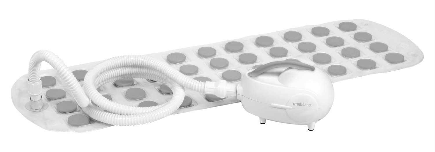 Medisana Sedile Massaggiante 88379 Bianco - Funzione Massaggio con Due Intensità e Programma a Intervalli