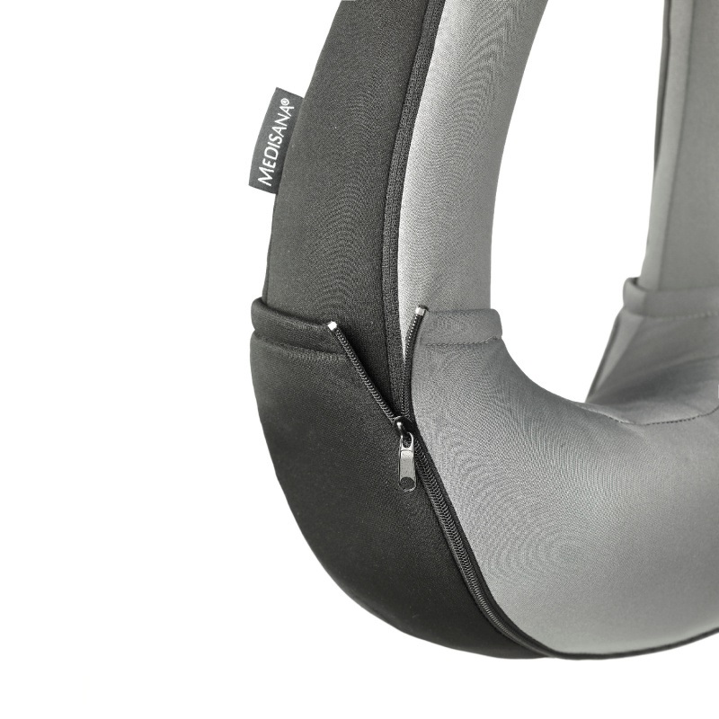 Medisana NM 868 Massaggiatore Cervicale a Vibrazione con Funzione Riscaldamento - Colori Grigio e Nero