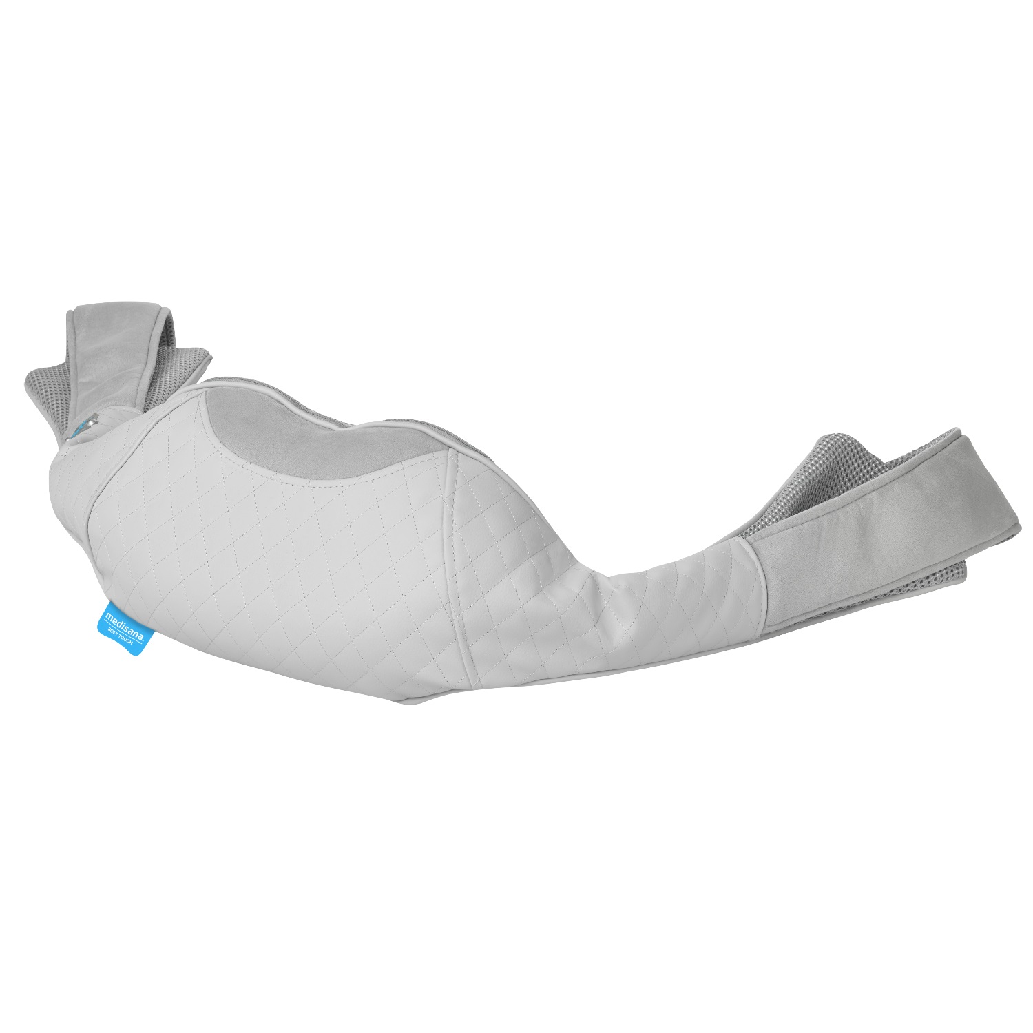 Medisana NMG 850 Sedile Massaggiante Grigio - Massaggio Shiatsu, Funzione Riscaldamento, 4 Teste in Gel, 3 Velocità