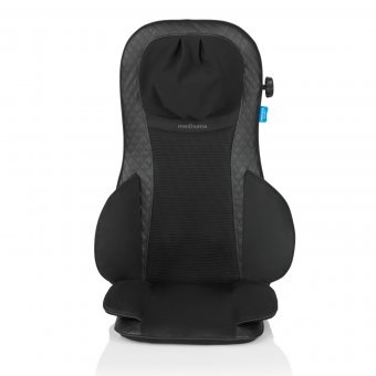 Medisana MCG 820 Coprisedile per Massaggio Shiatsu in Gel - Cuscinetto con Funzione Termica, 4 Teste Rotanti, Massaggio Cervicale Integrato, 3 Livelli di Intensità