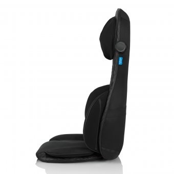 Medisana MCG 820 Coprisedile per Massaggio Shiatsu in Gel - Cuscinetto con Funzione Termica, 4 Teste Rotanti, Massaggio Cervicale Integrato, 3 Livelli di Intensità