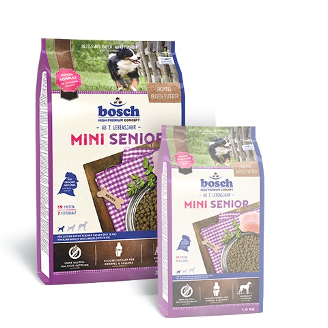 Bosch HPC Mini Senior - Cibo secco per cani anziani di piccole razze (fino a 15 kg) - 2,5 kg