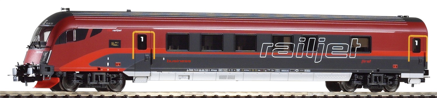 Piko Vagone Pilota H0 Railjet ÖBB 57672 - Controllo Carrello, Scala 1:87, Nuovo
