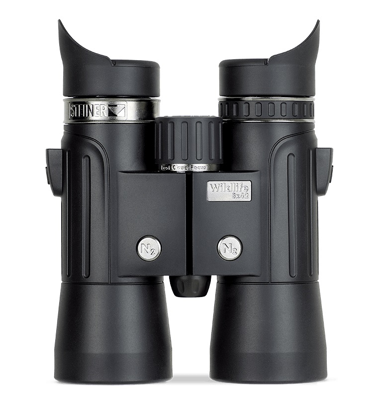 Steiner Wildlife 8x42 Binocolo Nero - Ottica di Qualità Tedesca, Immagine Stabile, Ampio Campo Visivo e Alta Fedeltà dei Colori per Osservazione della Natura