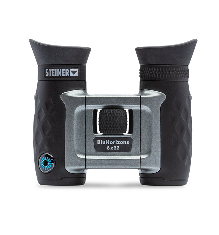 Steiner BluHorizons 8x22 Binocolo Nero - Ottica di Qualità Tedesca, Leggero e Compatto con Tecnologia Autobright
