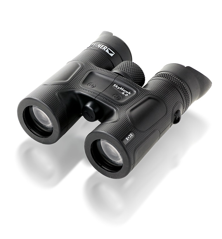 STEINER SkyHawk 4.0 Binocolo 8x32 a Tetto Nero - Ottica di Qualità Tedesca, Leggero e Maneggevole per Osservazione della Natura