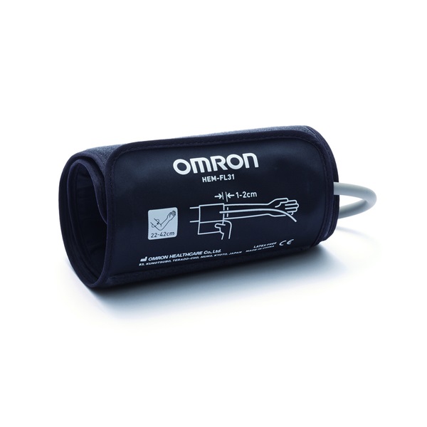 Omron Bracciale Intelli Wrap M6 Comfort IT per Misurazione Parametri Vitali - 22-42 cm, Dispositivo Medico CE, Senza Lattice