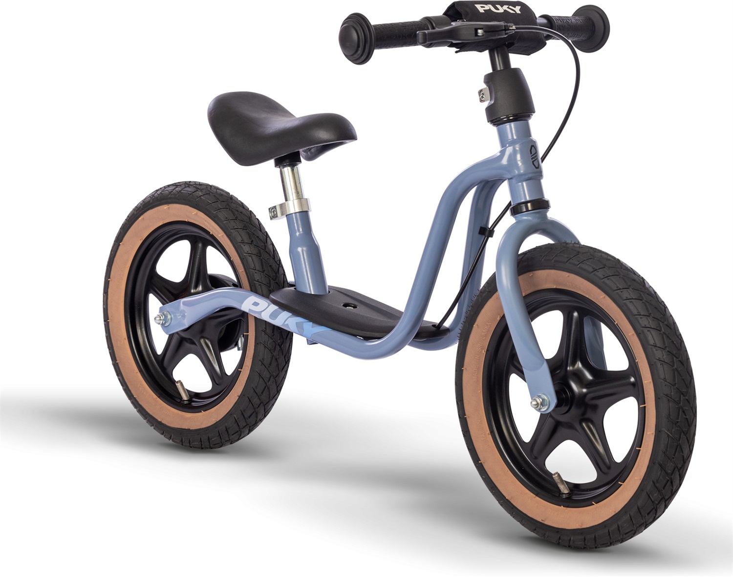 PUKY LR 1L BR - Bicicletta senza pedali per bambini dai 2,5 anni con freno a tamburo, design ergonomico e telaio in acciaio