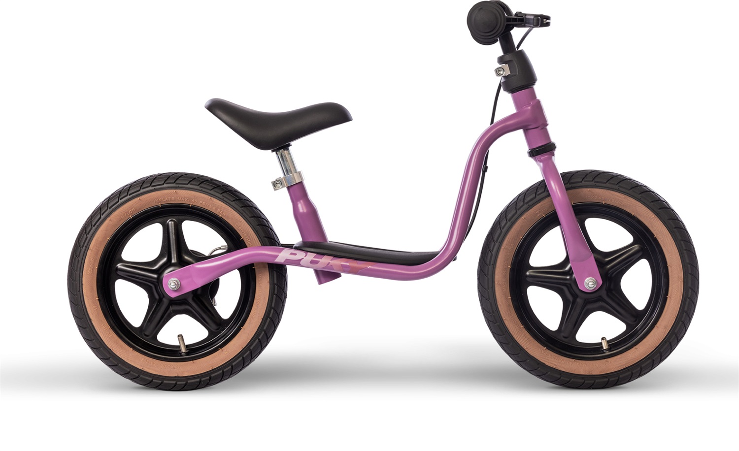 PUKY Bicicletta senza pedali LR 1L BR - Freno a tamburo, design ergonomico, sella e manubrio regolabili, telaio in acciaio, per bambini dai 2,5 anni