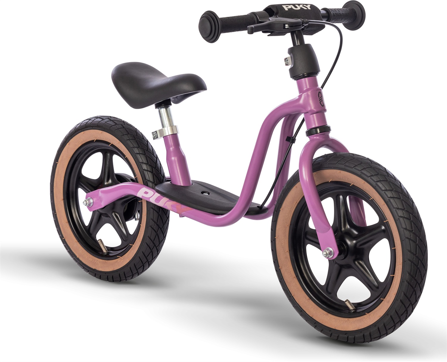 PUKY Bicicletta senza pedali LR 1L BR - Freno a tamburo, design ergonomico, sella e manubrio regolabili, telaio in acciaio, per bambini dai 2,5 anni