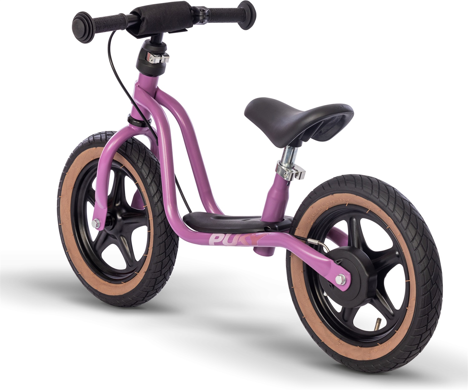 PUKY Bicicletta senza pedali LR 1L BR - Freno a tamburo, design ergonomico, sella e manubrio regolabili, telaio in acciaio, per bambini dai 2,5 anni