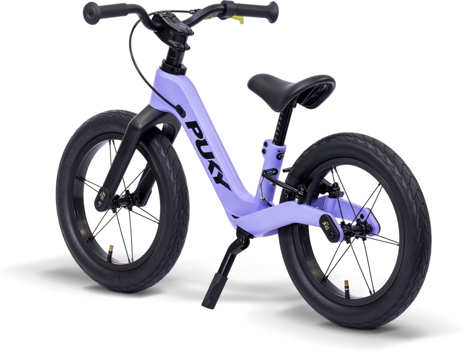 PUKY Next 14 - Bicicletta senza pedali regolabile per bambini da 2 a 6 anni con freni e maniglie di sicurezza